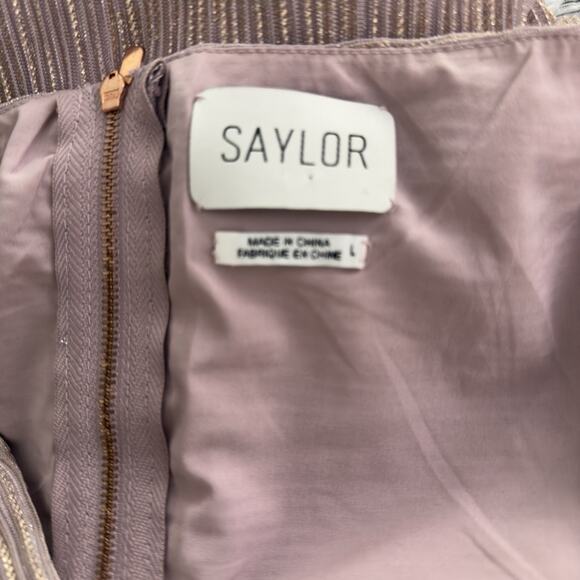 SAYLOR Rhonda Midi Dress in Blush Size L - Picture 5 of 11